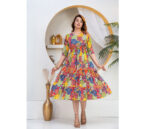 Beautiful Stylish Multicolor Dress for Party Wear
