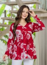 Elegant and Comfortable Floral Top Dress