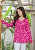 Elegant and Comfortable Floral Top Dress