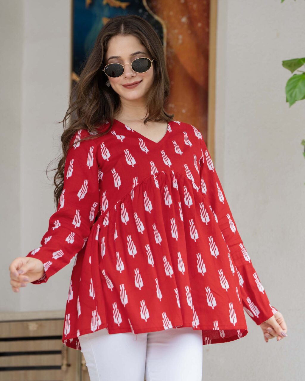 Elegant and Comfortable Floral Top Dress